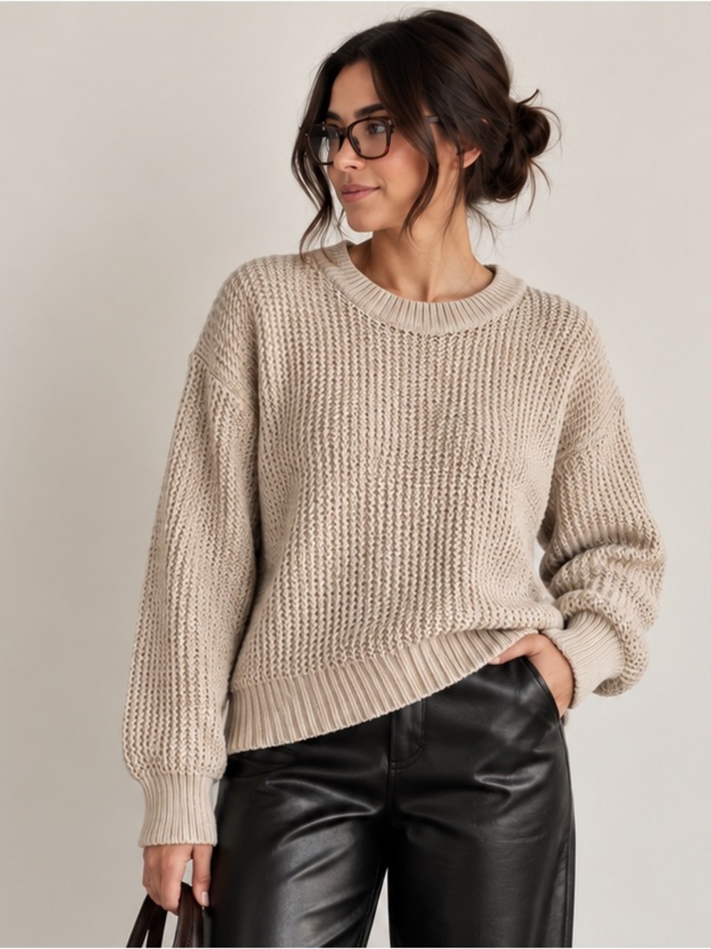 Banana Republic Cotton Textured Pullover Sweater